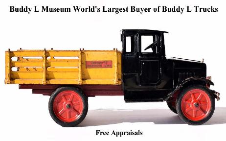 Buddy L Trucks Wanted Buying 1920's Buddy L Toys Visit The Buddy L Museum Today