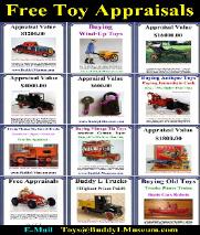 www.buddylcars.com Buddy L Museum offering free toy appraisals buying vintage japanese tin toys buying vintage german tin toys buying old toys any condition